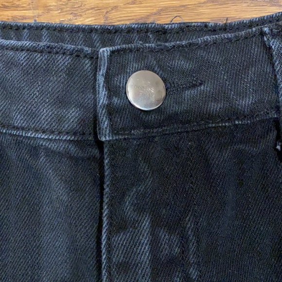 Black Denim Shorts - Picture 2 of 3